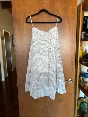 White Polka Dot Summer Skirt